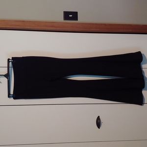 Black Flare Leg Pants